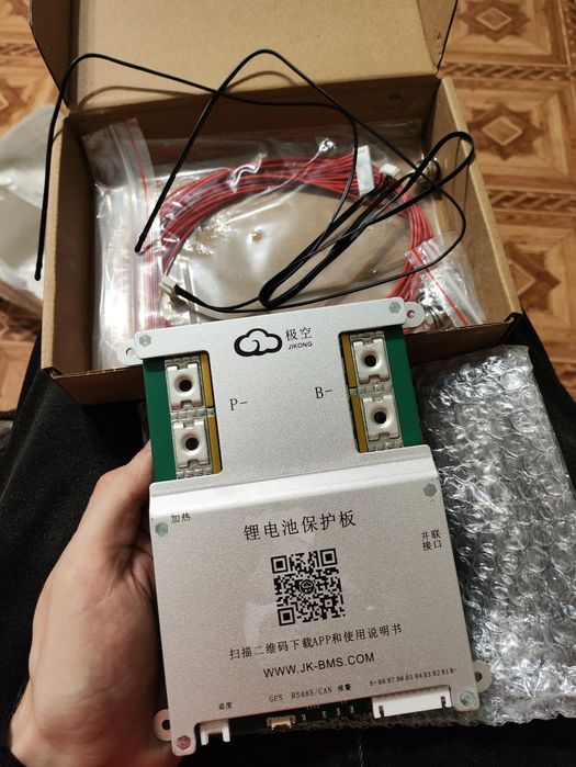 Топова бмс для збірок батарей jk bms b2a8s20p 200А