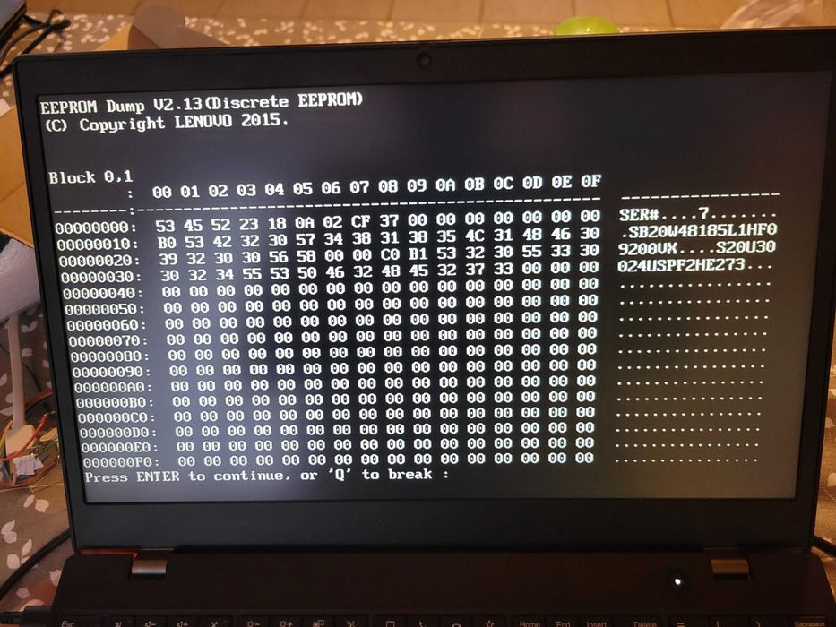 Сброс пароля Bios Computrance IBM Thinkpad Lenovo supervisor pass