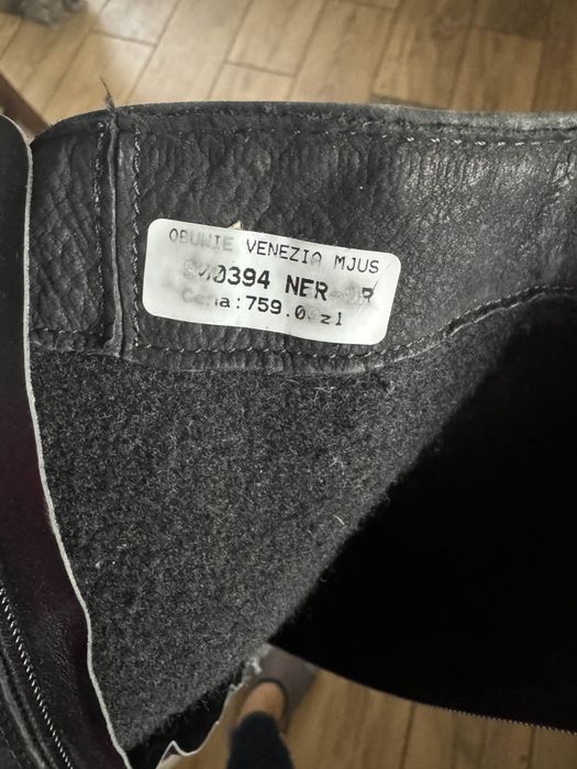 Kozaki skórzane Venezia