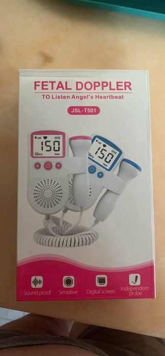 Doppler para ouvir os batimentos cardíacos de bebê
