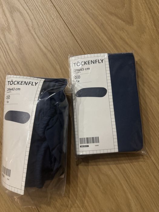 Ikea Töckenfly 29x43  granatowe 2 szt. poszewka na poduszke