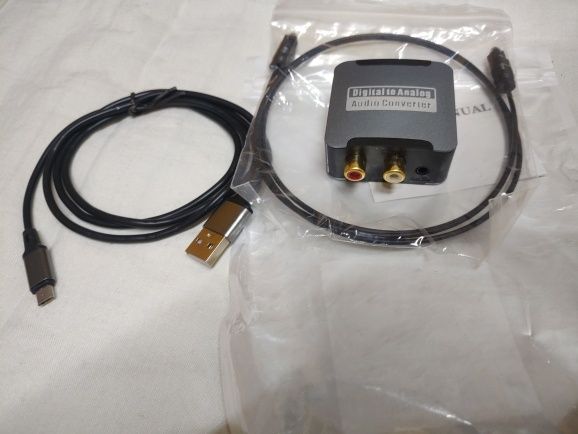 Цифро-аналоговый преобразователь, DAC конвертор 192 кГц, SPDIF,coaxial