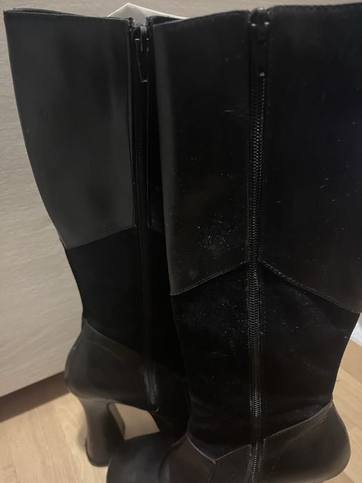 Botas cano alto n36 salto 11 cm