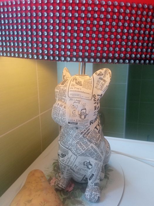 Продам интерьерную лампу Французский бульдог