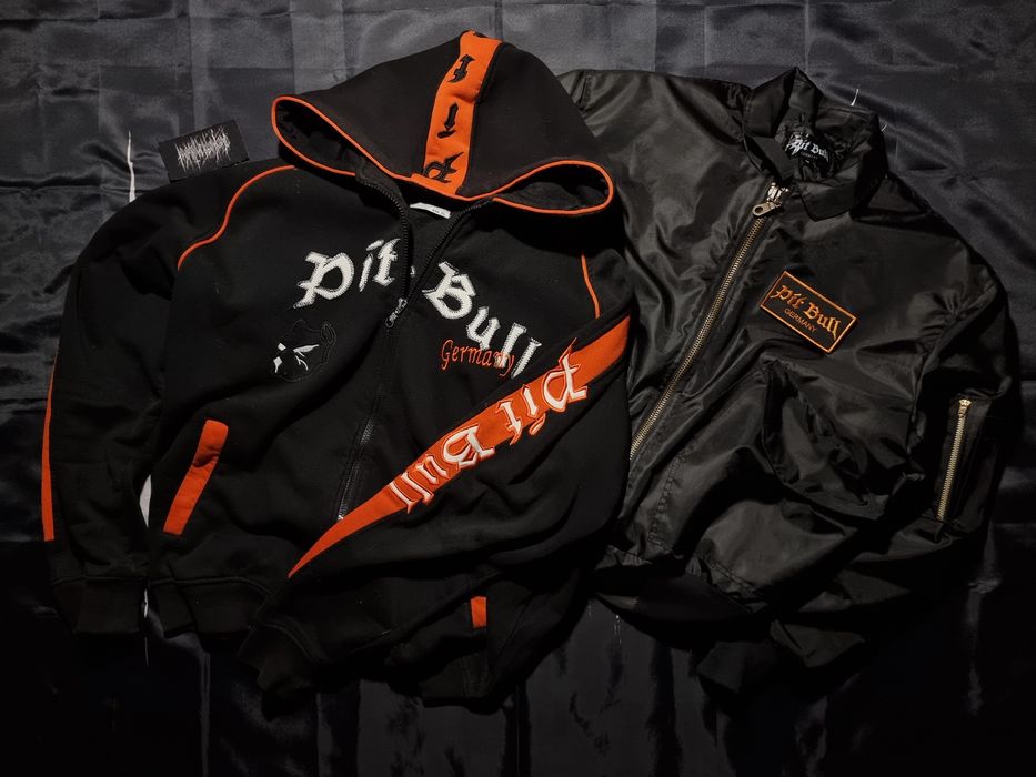продукция Pit Bull Germany зипка и бомбер CWU 45
