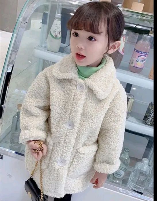 Купточка шубка для дівчинки 100 см