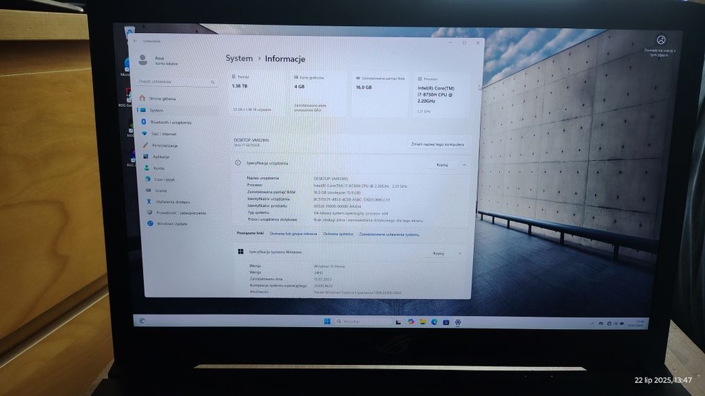 Laptop Asus Rog Strix GL703GE