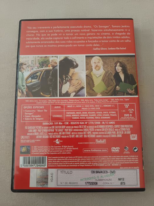 DVD os savages    .