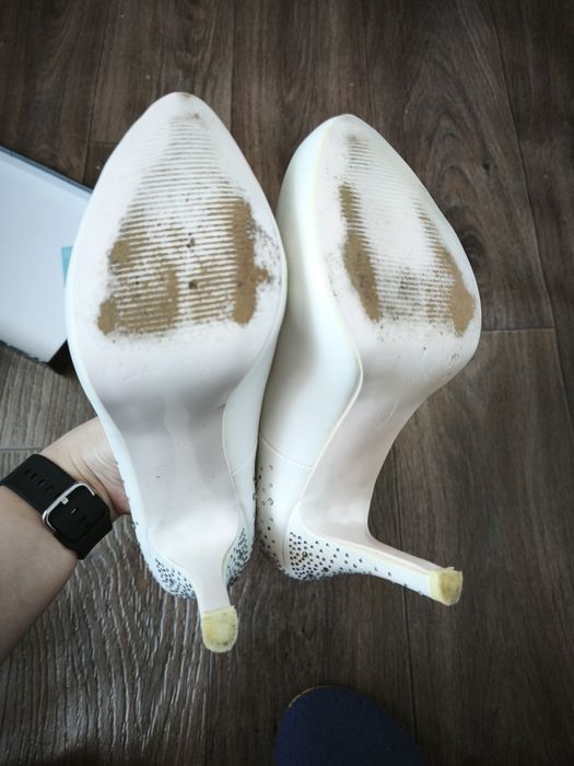 Туфлі весільні білі