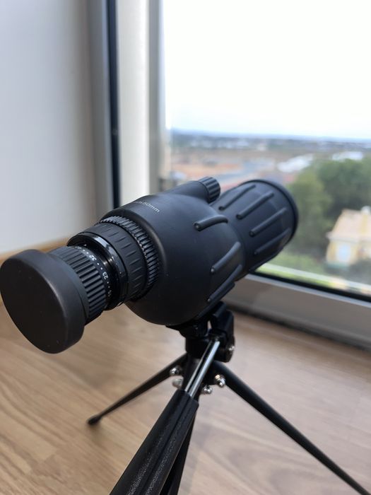 Telescopio 15-40x50 otimo para observar passaros, lua, etc….