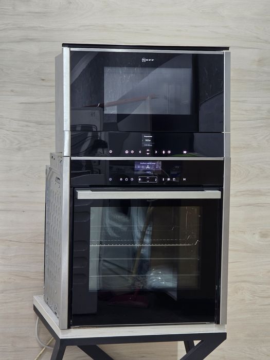 Топ.Комплект Neff Мова Духовка з Пароваркою Та мікрохвильовка