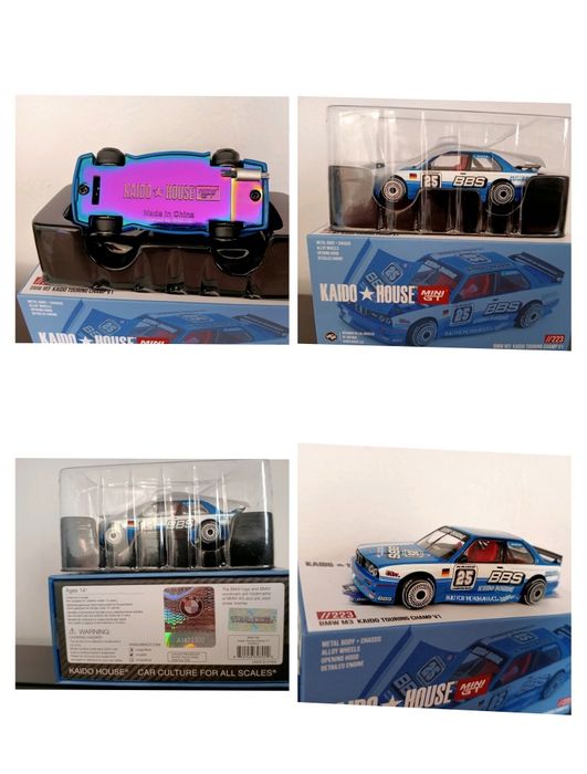 BMW M3  Kaido hause 1:64,  Mini GT, Hot Wheels + inne