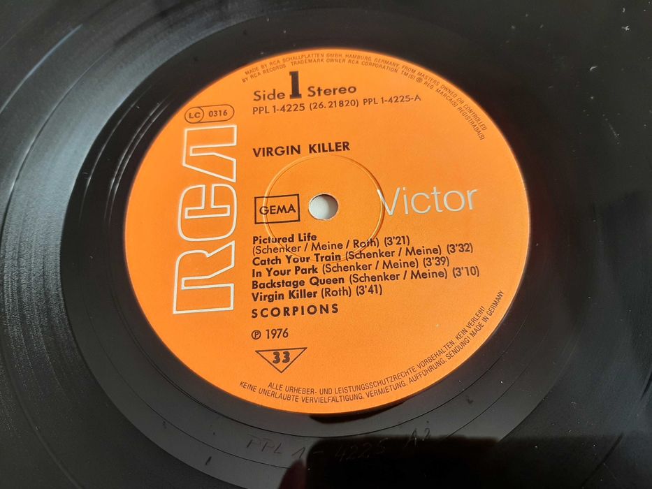 Scorpions - Virgin Killer - Germany - Vinil LP Grijó E Sermonde