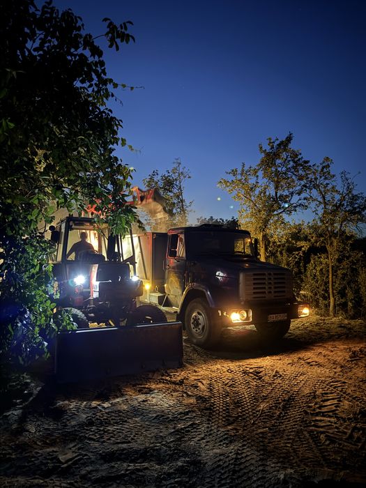 Послуги екскаватора/корчування/копка ям/вивіз сміття/доставка піску