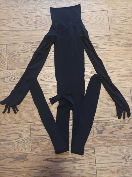 Bodystocking olejowy czarny