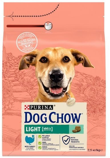 Karma bez konserwantów dla psa skłonnego do nadwagi Purina Indyk 2,5kg
