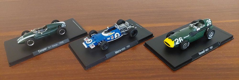 Miniaturas Fórmula 1 antigos