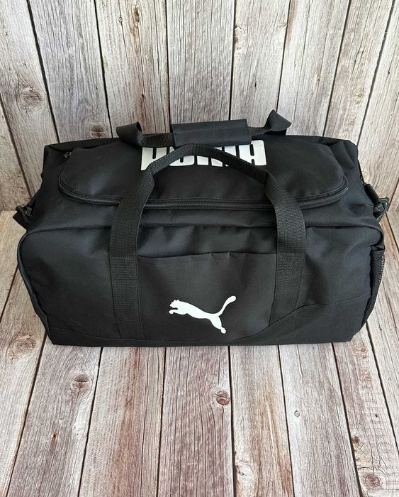 Спортивна сумка Puma чорна, для тренувань, спорту, подорожей, дорожня Пума