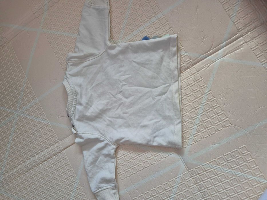 Zestaw komplet Bluza Ergee beżowa smok legginsy dla chłopca rozm. 62