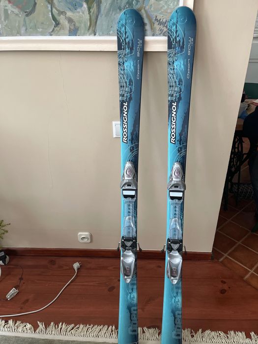 Narty zjazdowe Rossignol open 90w  damskie 146 wiązania Rossignol