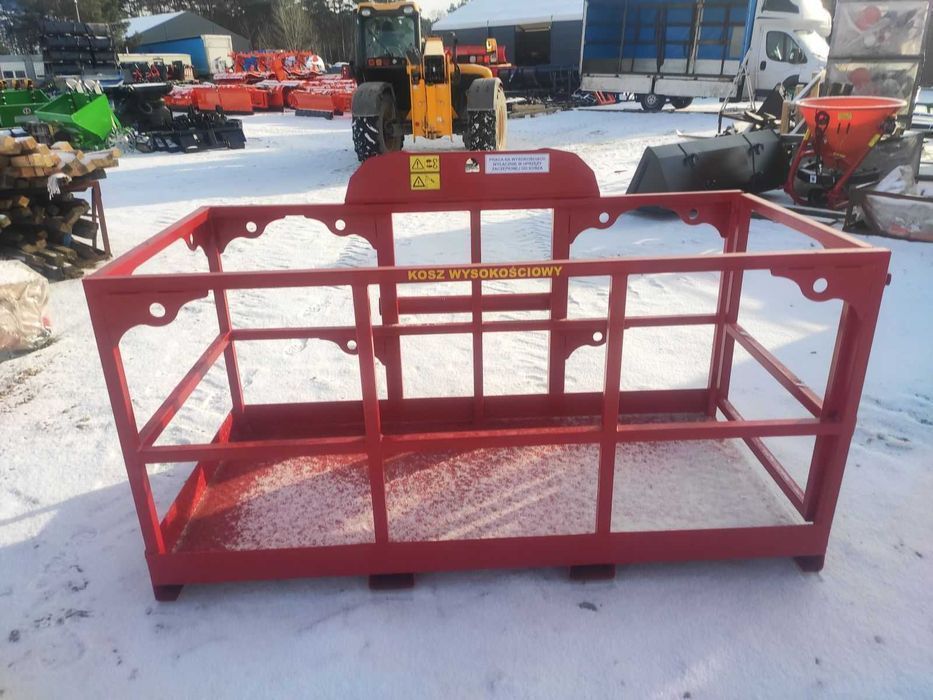 Kosz wysokościowy narzędziowy roboczy ładowarki teleskopowej kołowej