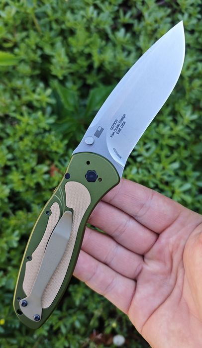 Kershaw Blur Exclusive Desert Warrior MagnaCut KS1670OT преміум матеріали ,топ матеріали на ножовому ринку , преміум сталь Magna Cut, алю руків'я g10