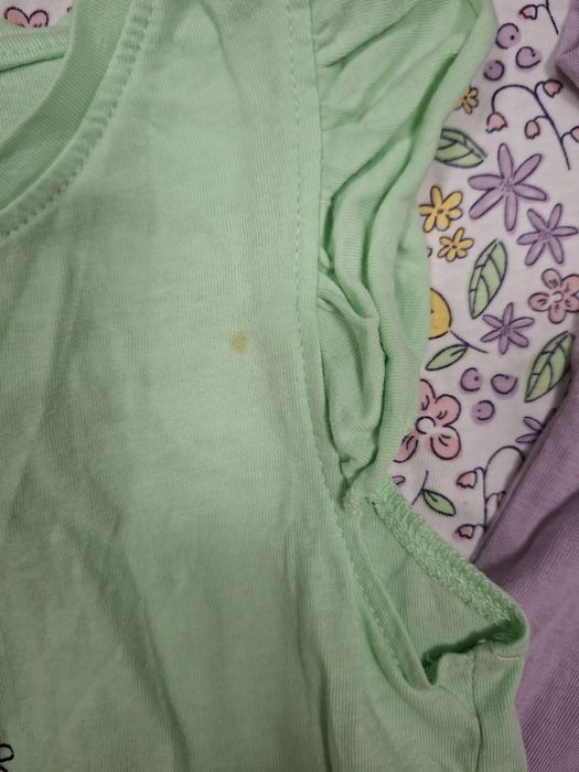 Zestaw body na krótki rękaw i bluzeczki rozm 92