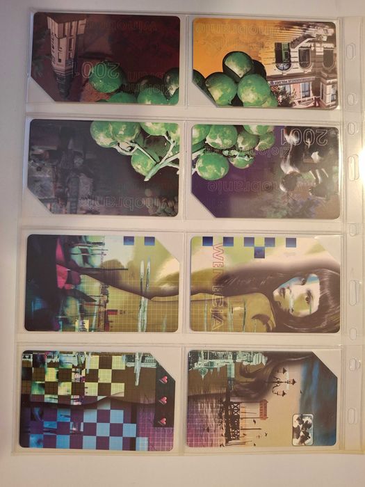 Karty telefoniczne pojedyncze puzzle kolekcje