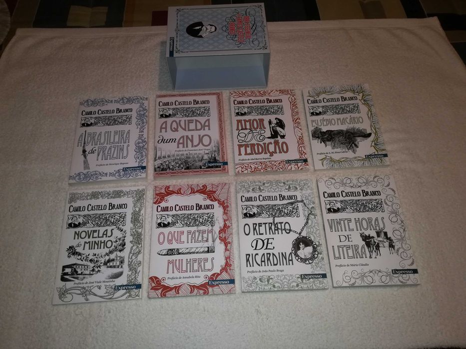 obra essencial de camilo castelo branco (coleção de 8 livros) 2016