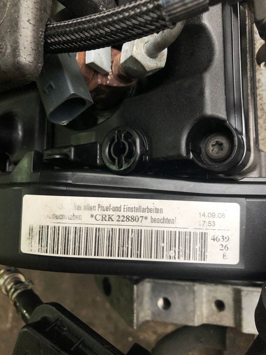 kompletny silnik 1.6 tdi o kodzie crk do audi a3 8v golf vii skoda seat