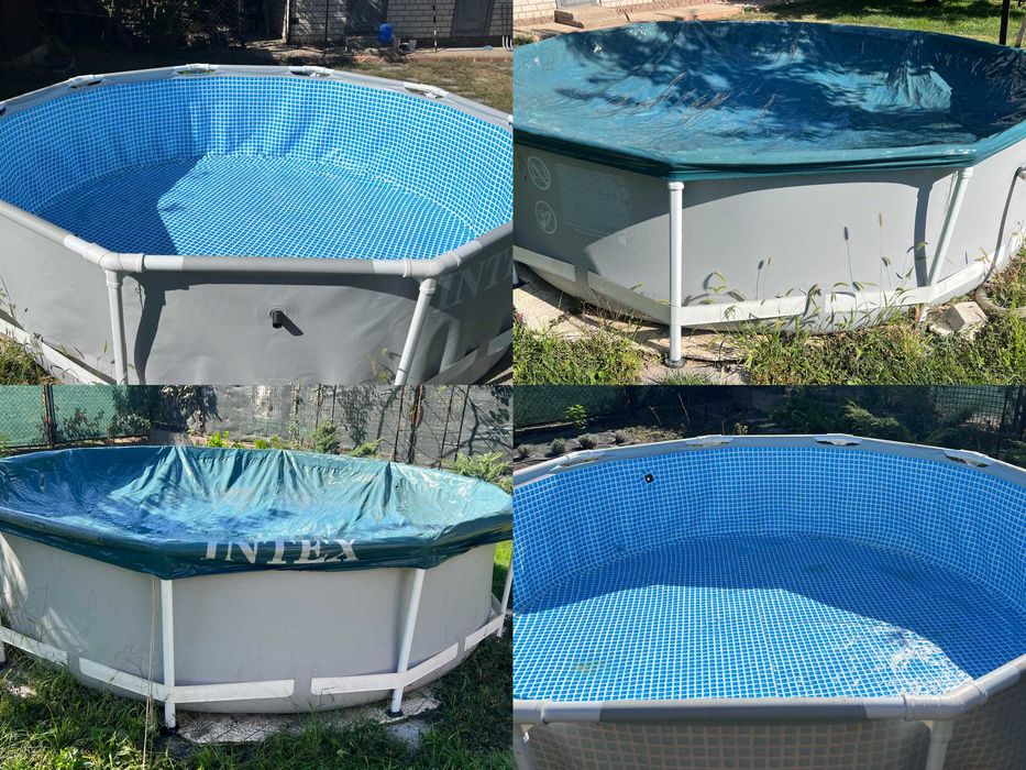 Каркасний круглий басейн Intex 4485 л 305х76 см 26700 NP  + бонуси