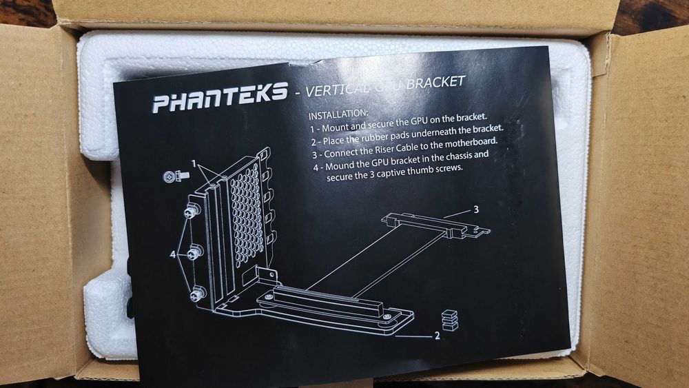 Wspornik GPU - Phanteks Vertical GPU Bracket Riser x16