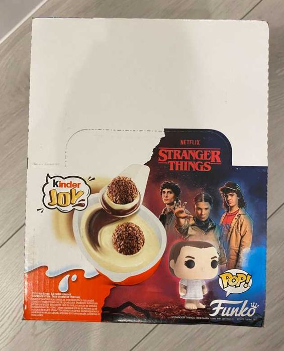 Kinder Joy Stranger Things (Дуже дивні справи) 24 шт x 20г (Funko Pop)
