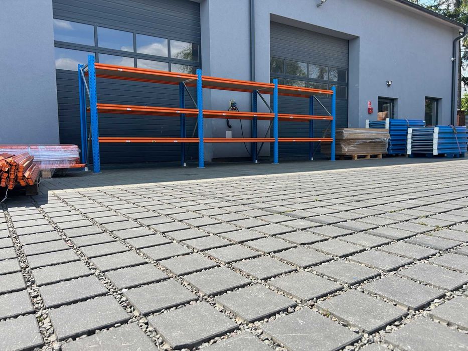 Regał magazynowy STOW H200x55cm półkowe do magazynu warsztatu hali