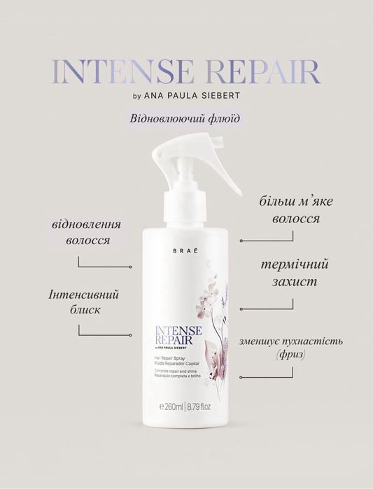 Brae intense repair спрей Новинка