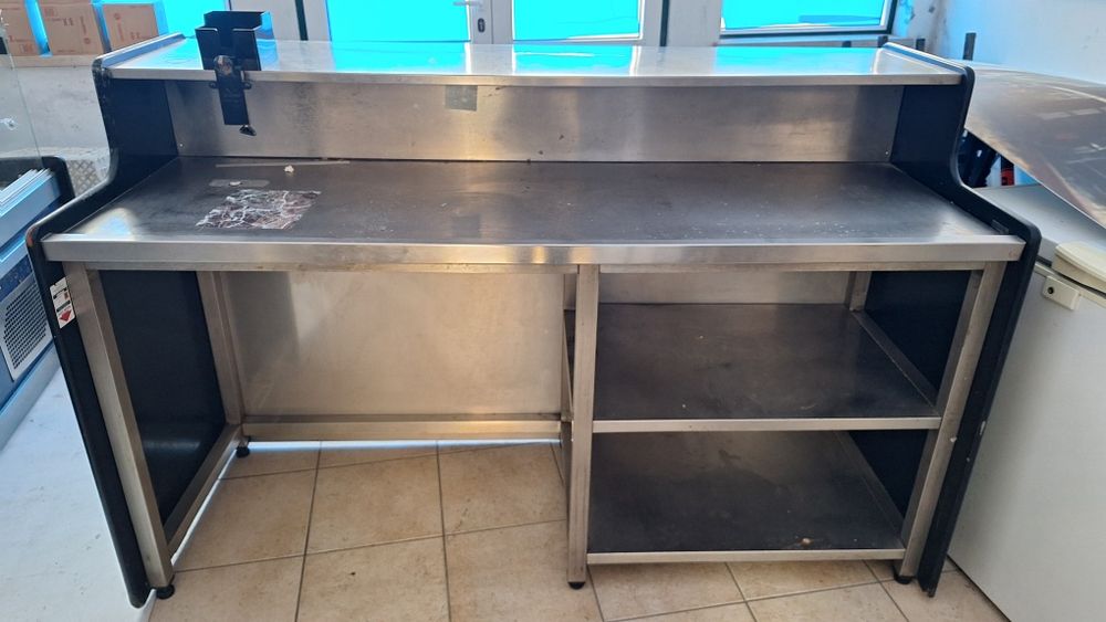 Balcão gastronómico inox