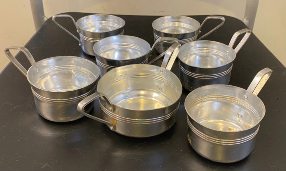 Chozamet Koszyczki na szklanki i na cukiernicę 6+1