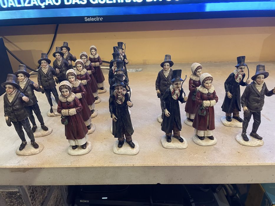 Bonecos para decoração conjunto de três