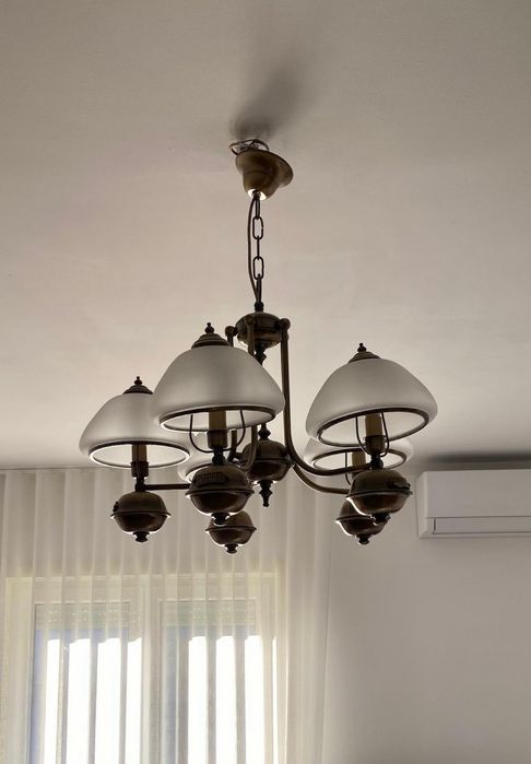 Candeeiros de sala de estar e sala de jantar de 5 e 3 lampadas