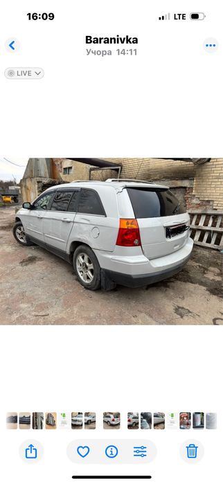 Фари фонарі Chrysler Pacifica