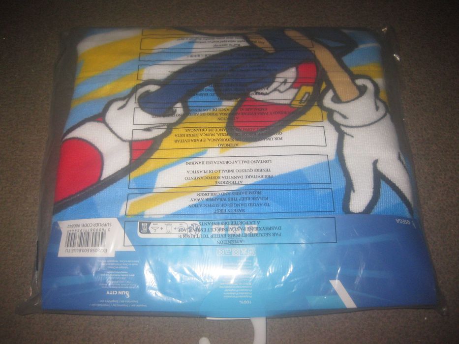 Poncho do “Sonic” Novo e Embalado!