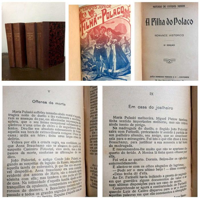 A Filha do Polaco. Romance histórico sobre as guerras napoleónicas.