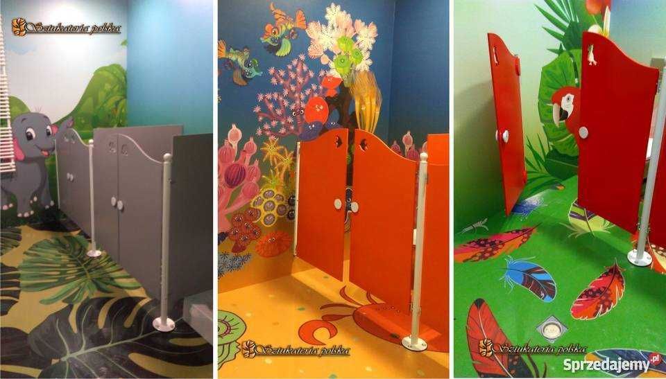 Kabinka łazienkowa do żłobka, przedszkola