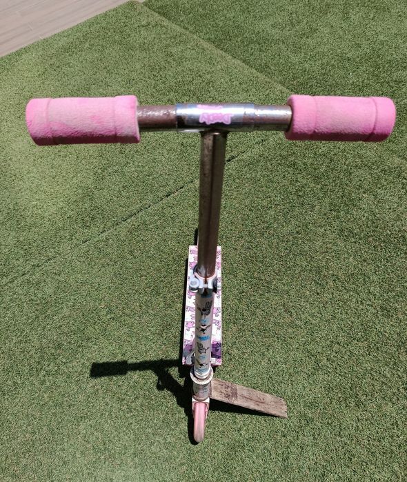 Trotinete Infantil Dobrável Rosa | Pink Foldable Kids Scooter