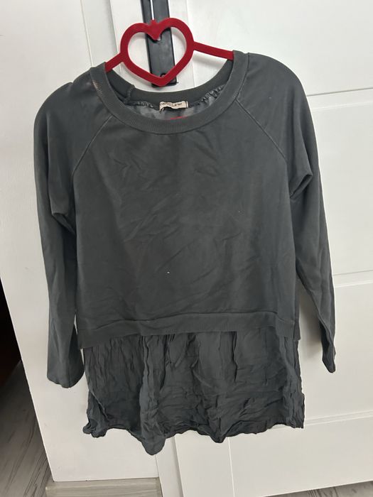 Szara bluza roz.M