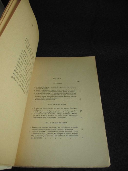Livro Introdução ao Estudo da Moeda José Joaquim Teixeira Ribeiro 1949