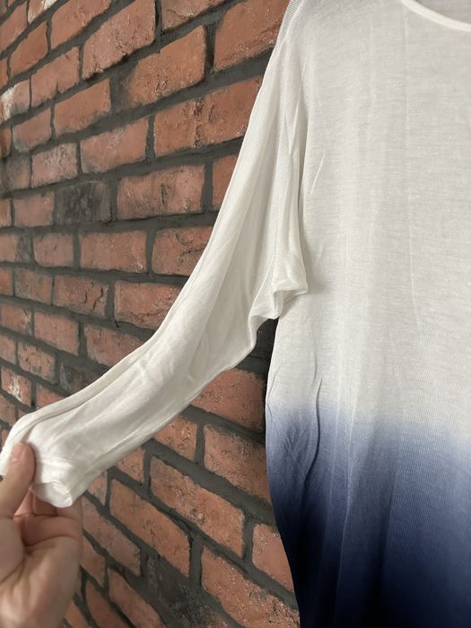 Bluzka damska Mohito ombre niebieski bialy