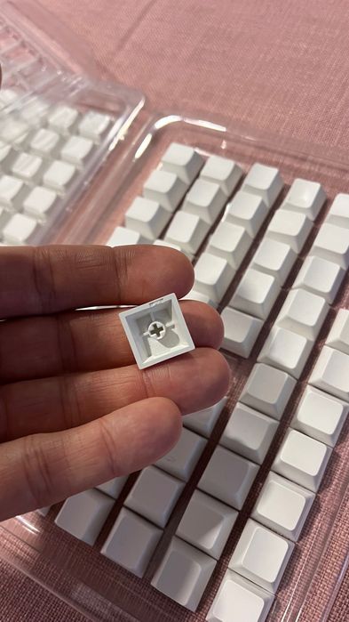 Conjunto de keycaps blank para teclado mecânico