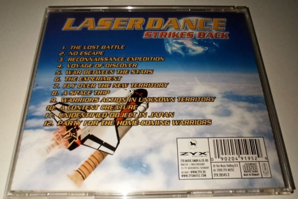 Laser Dance Strikes Back CD Rygar Zoltar Koto Space Synth