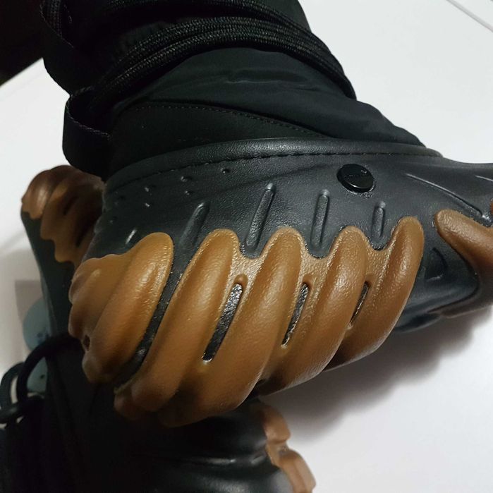 crocs echoo boot black/brown śniegowce termiczne zimowe kalosze 39/40